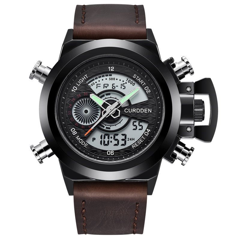 Dual Time Fashion Chronograph Ur™ Olsen & Olsen