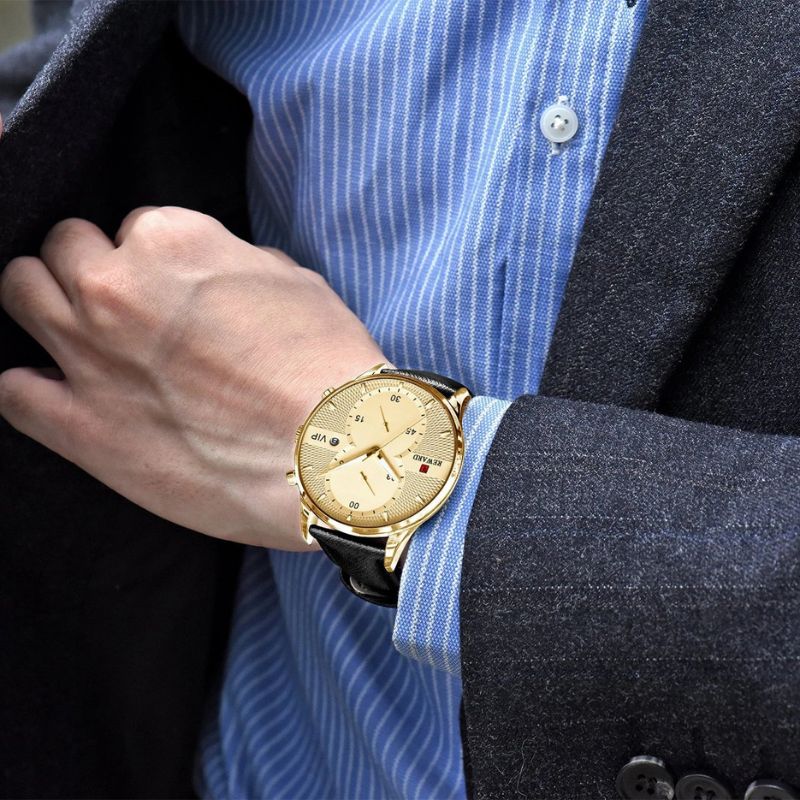 Luxus Chronograph™ Holdbar Quartz Ur fra Olsen & Olsen