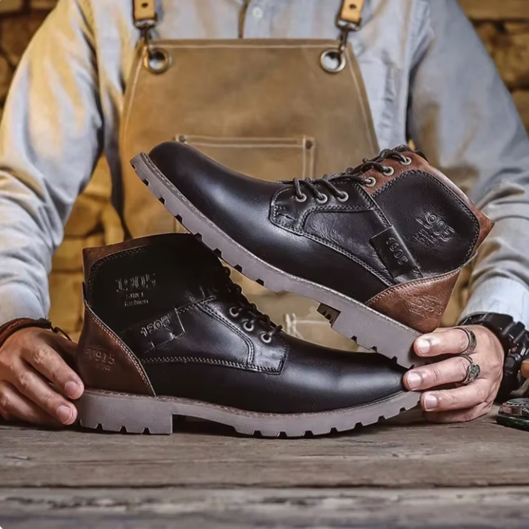 Olsen & Olsen™ Aaron | Vintage Læder Støvler