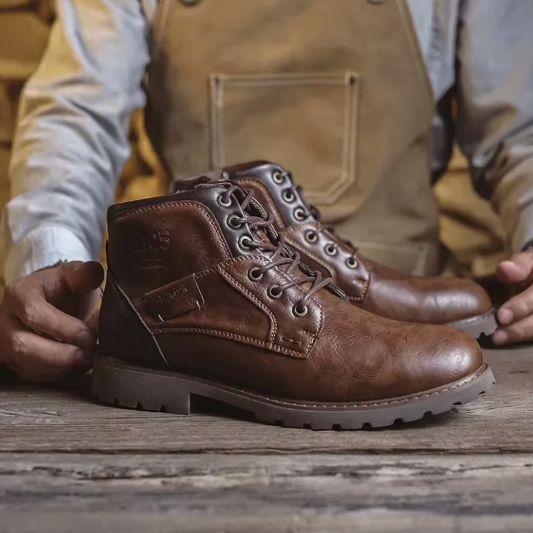 Olsen & Olsen™ Aaron | Vintage Læder Støvler