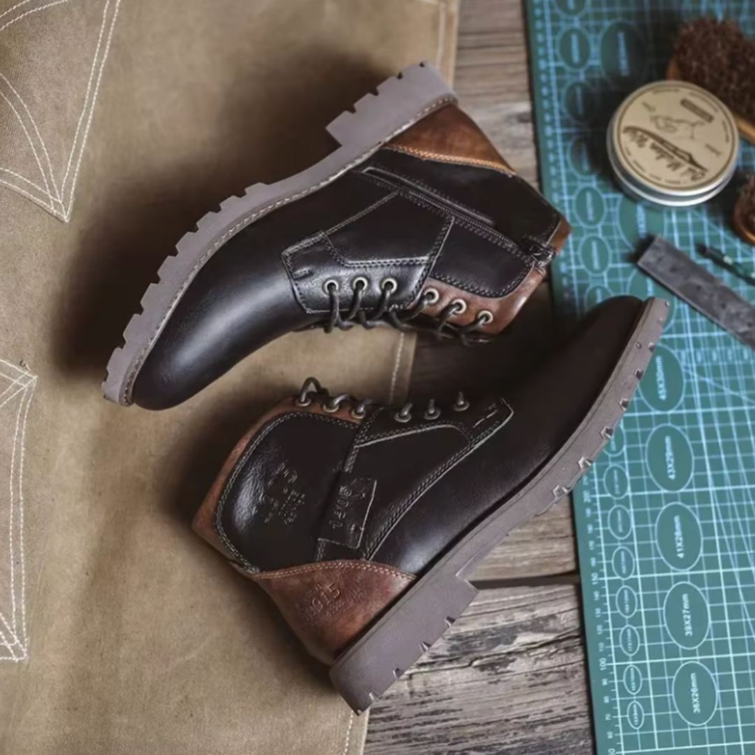 Olsen & Olsen™ Aaron | Vintage Læder Støvler