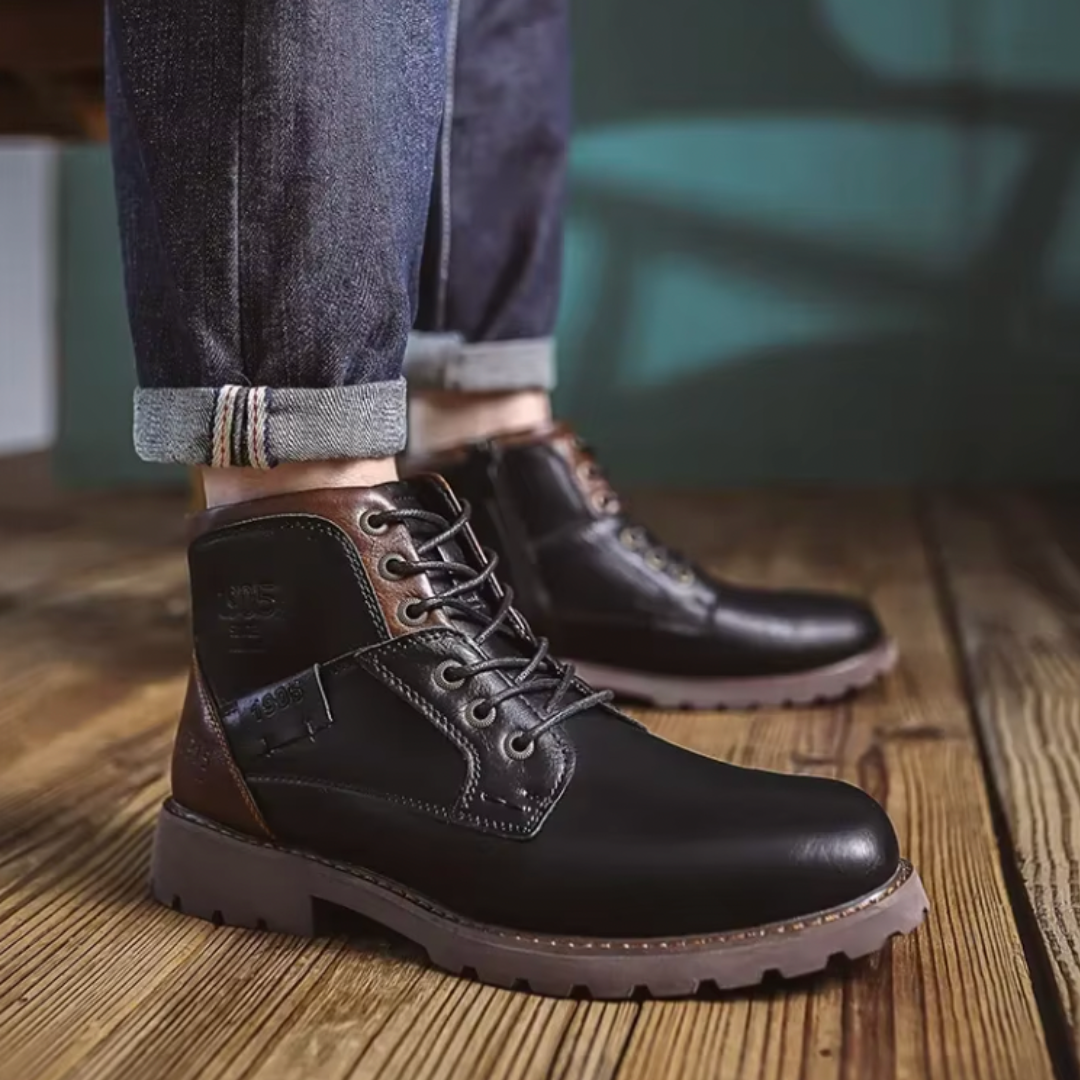 Olsen & Olsen™ Aaron | Vintage Læder Støvler