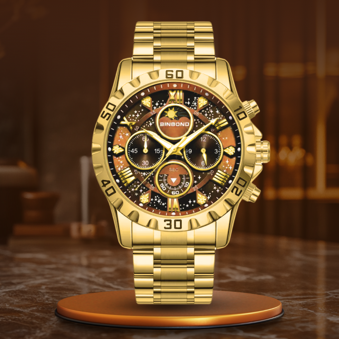 Luksus Chronograf Ur med Metal Rem™ - Olsen & Olsen
