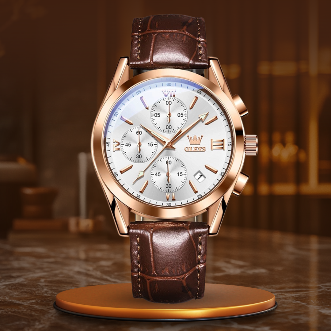Kvarts Luminous Chronograph Ur™ - Olsen & Olsen