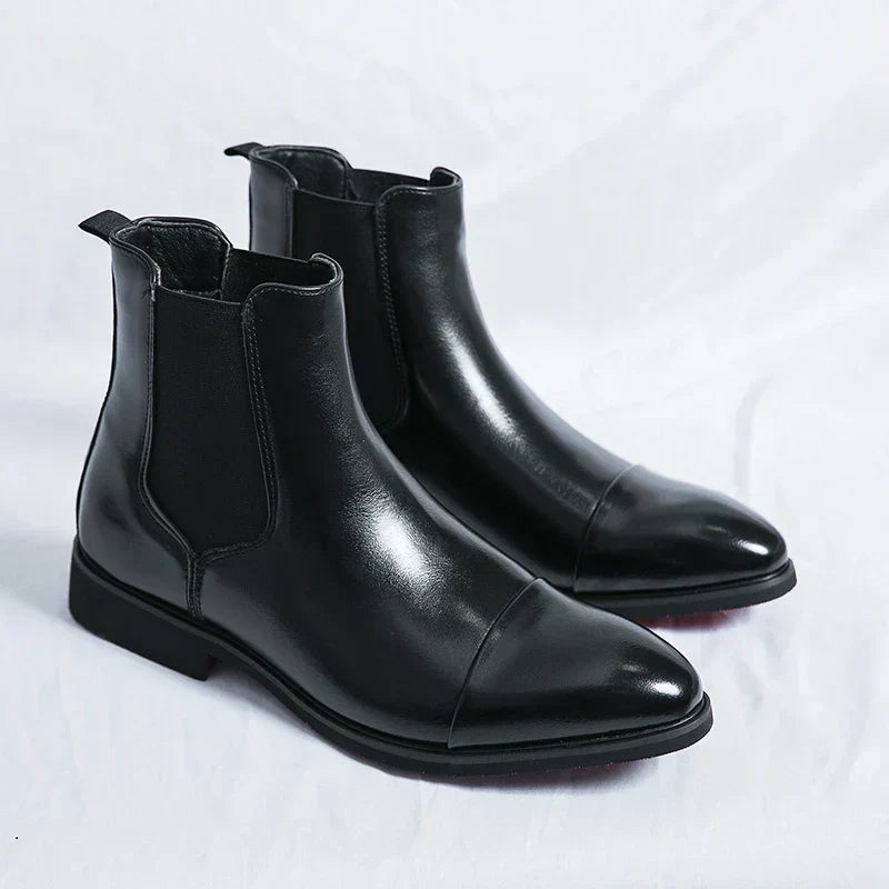 Olsen & Olsen™ Damien | Læder Chelsea-støvler
