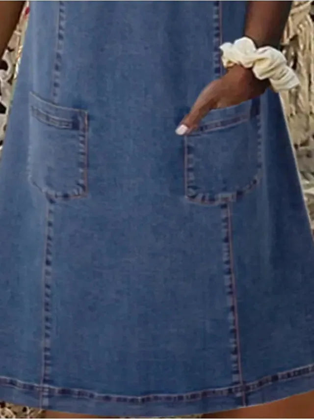 Zandra® | Blød Denim Kjole