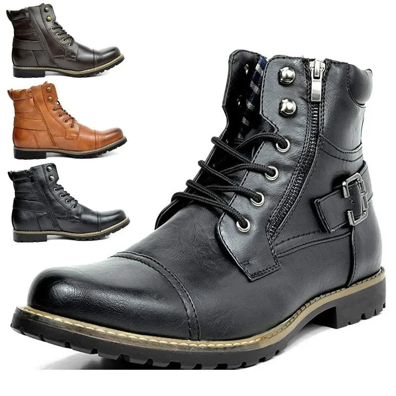 Olsen & Olsen™ Damon | Læder Snørebåndsstøvler