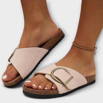 Margie - Dame Kork Sandaler med Spænderem Design