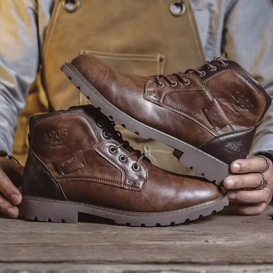 Olsen & Olsen™ Aaron | Vintage Læder Støvler