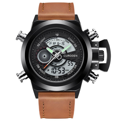 Dual Time Fashion Chronograph Ur™ Olsen & Olsen