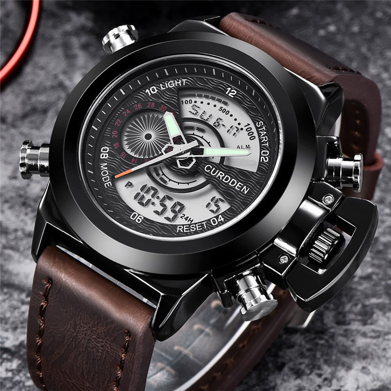 Dual Time Fashion Chronograph Ur™ Olsen & Olsen