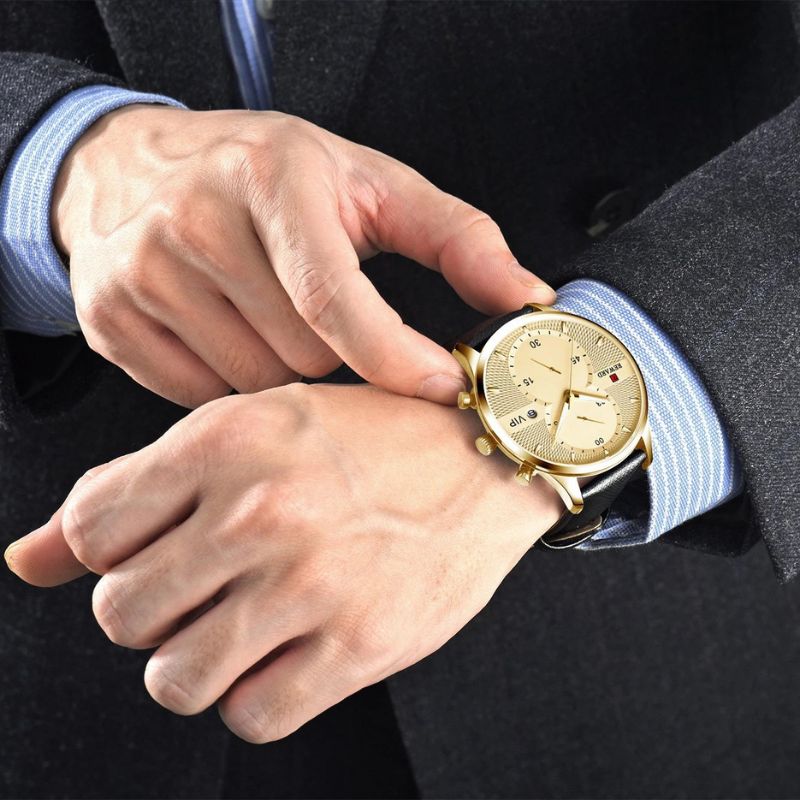 Luxus Chronograph™ Holdbar Quartz Ur fra Olsen & Olsen