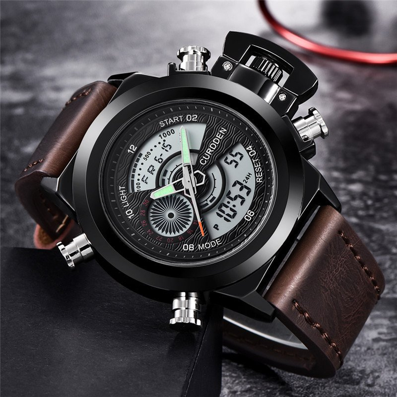 Dual Time Fashion Chronograph Ur™ Olsen & Olsen