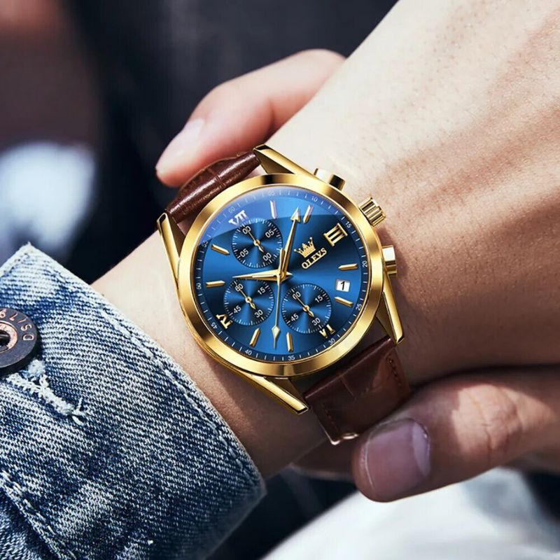 Kvarts Luminous Chronograph Ur™ - Olsen & Olsen