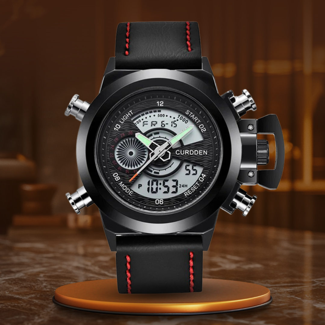 Dual Time Fashion Chronograph Ur™ Olsen & Olsen