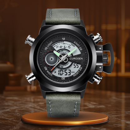 Dual Time Fashion Chronograph Ur™ Olsen & Olsen