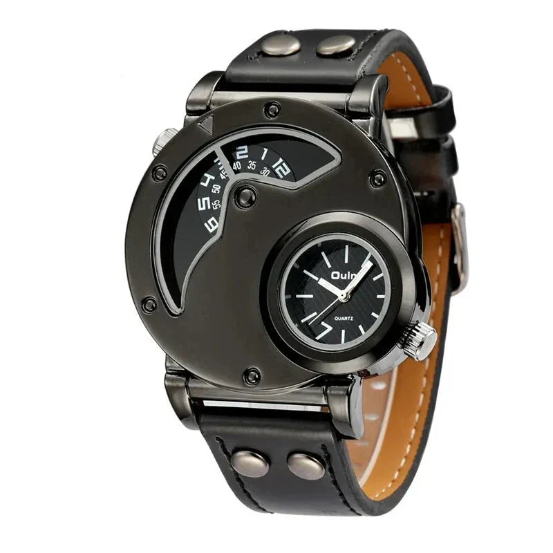 Luxus Dual Time Quartz Ur™ Olsen & Olsen