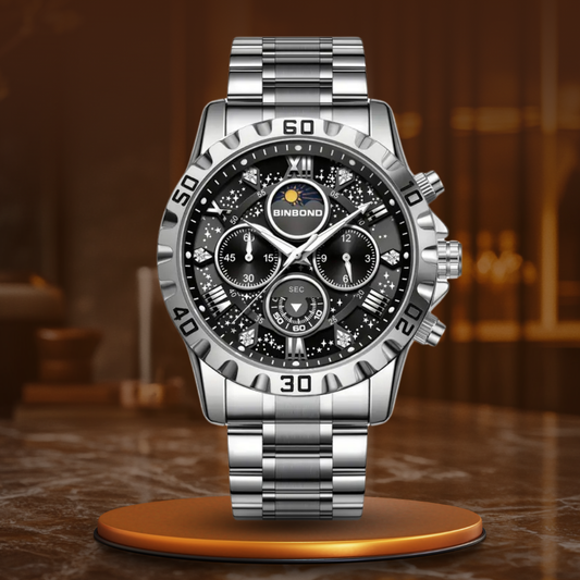 Luksus Chronograf Ur med Metal Rem™ - Olsen & Olsen