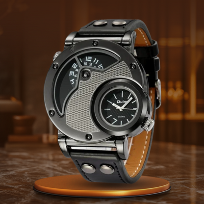 Luxus Dual Time Quartz Ur™ Olsen & Olsen