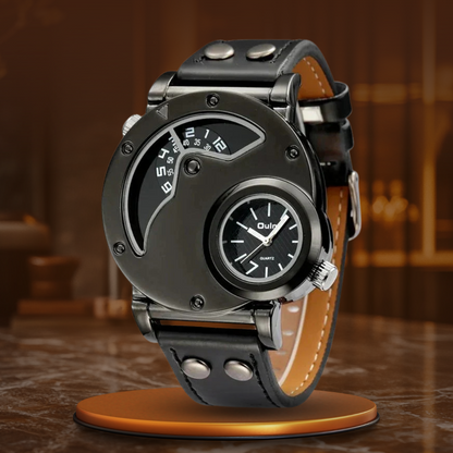 Luxus Dual Time Quartz Ur™ Olsen & Olsen