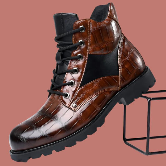 Olsen & Olsen™ Rendell | Læder Croco Støvler