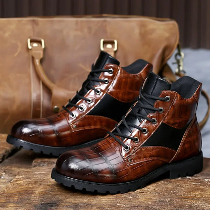 Olsen & Olsen™ Rendell | Læder Croco Støvler
