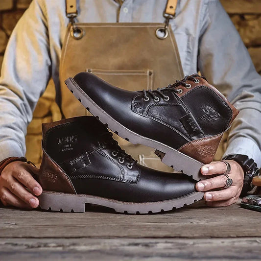 Olsen & Olsen™ Parker | Læder casual støvler i britisk stil
