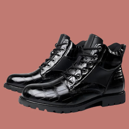 Olsen & Olsen™ Rendell | Læder Croco Støvler