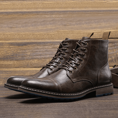 Olsen & Olsen™ Conor | Læder ankelstøvler i trendy design
