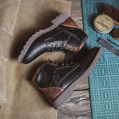 Olsen & Olsen™ Parker | Læder casual støvler i britisk stil