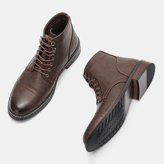 Olsen & Olsen™ Keith | Vintage derbystøvler med snude