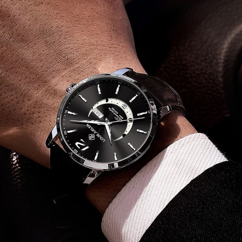 Elegant Luminøs Månefase Ur™